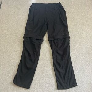 Eiger Pants Men's Extra Large Black‎ Cargo Convertible Pants Zippered Pockets